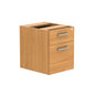 Fixed Under Desk Office Storage Unit (FSC) | 2 Drawers | 600 Deep | Norwegian Beech