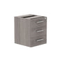 Fixed Under Desk Office Storage Unit (FSC) | 3 Drawers | 600 Deep | Alaskan Grey Oak