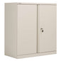 Bisley Essentials Steel Double Door Cupboard | 1015mm High | Goose Grey