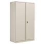 Bisley Essentials Steel Double Door Cupboard | 1585mm High | Goose Grey