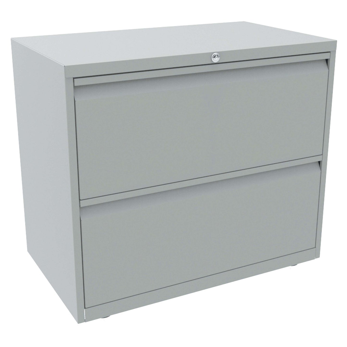 Bisley Essentials Steel 2 Drawer Side Filer | Light Grey