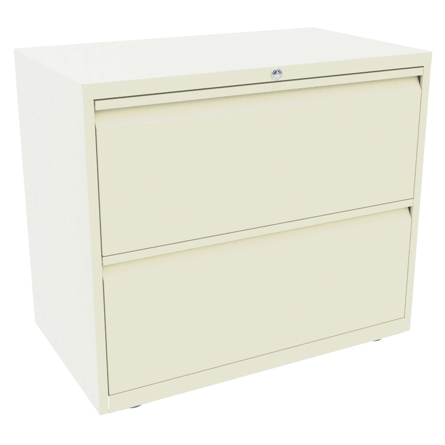 Bisley Essentials Steel 2 Drawer Side Filer | Chalk White