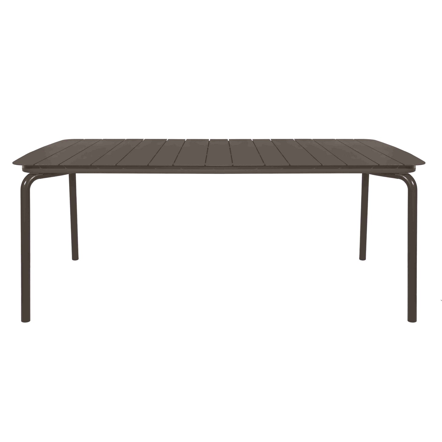 Breeze Aluminium Slatted Table | Rectangular | Charcoal