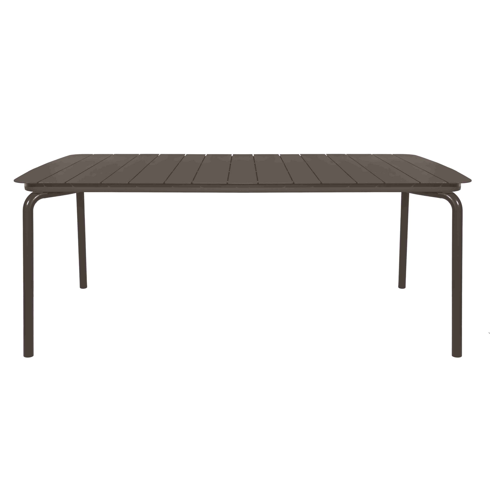 Breeze Aluminium Slatted Table | Rectangular | Charcoal