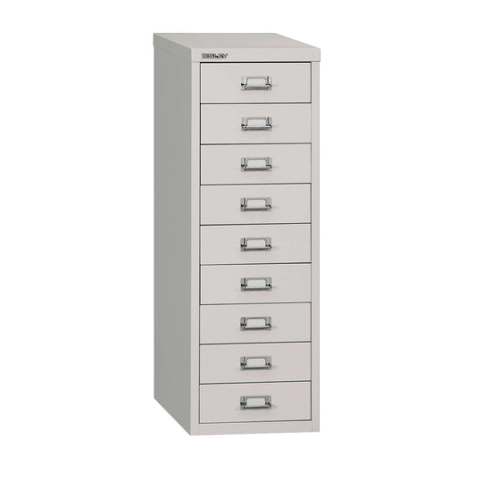 Bisley 9 Drawer Home 39 Series Steel Multi-Drawer | Goose Grey