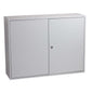 KC Series Steel Key Cabinet Safe with 42 Hooks and Key Lock | 600 Litres Capacity | Light Grey