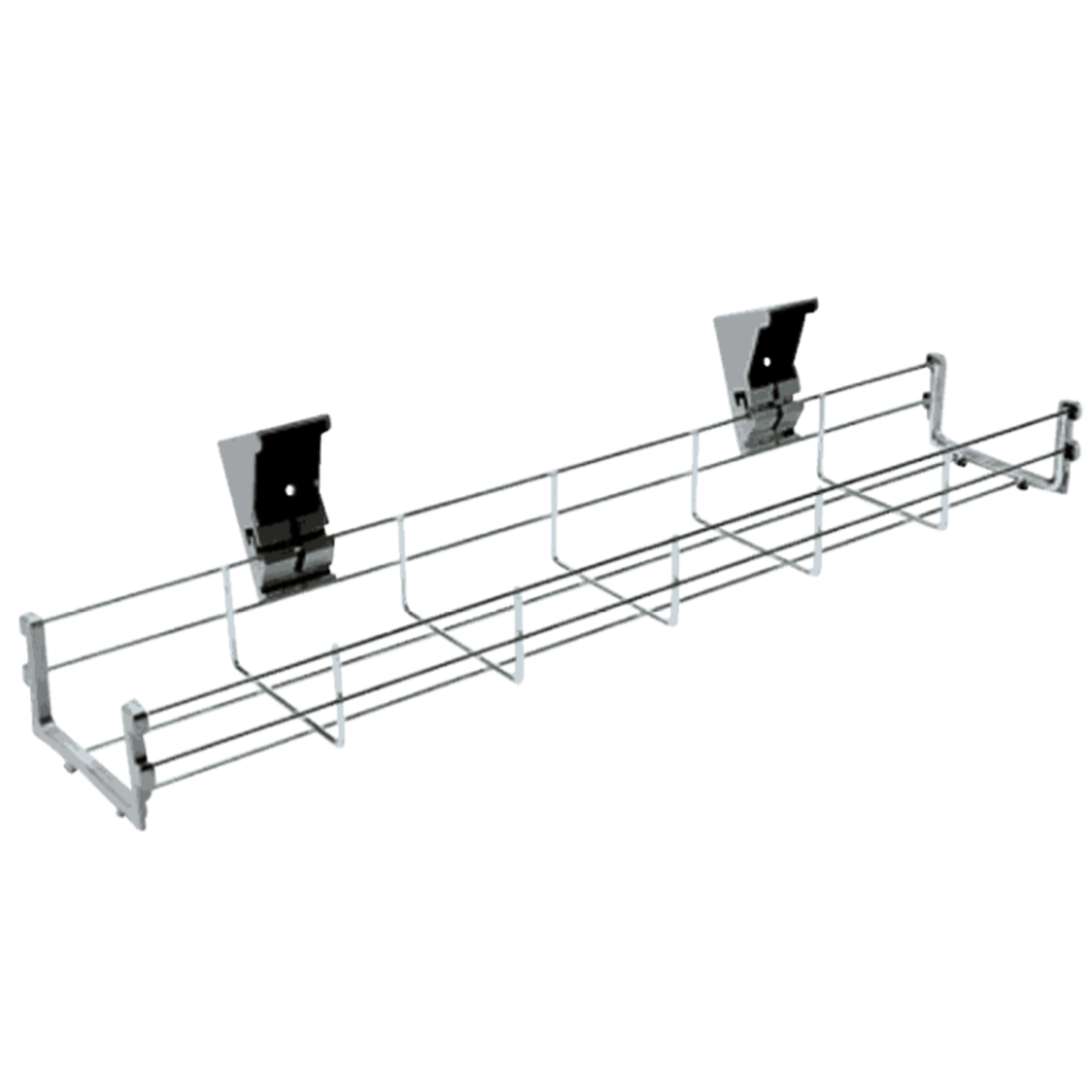 Cable Baskets with Brackets | 100mm x 50mm x 800mm | Silver