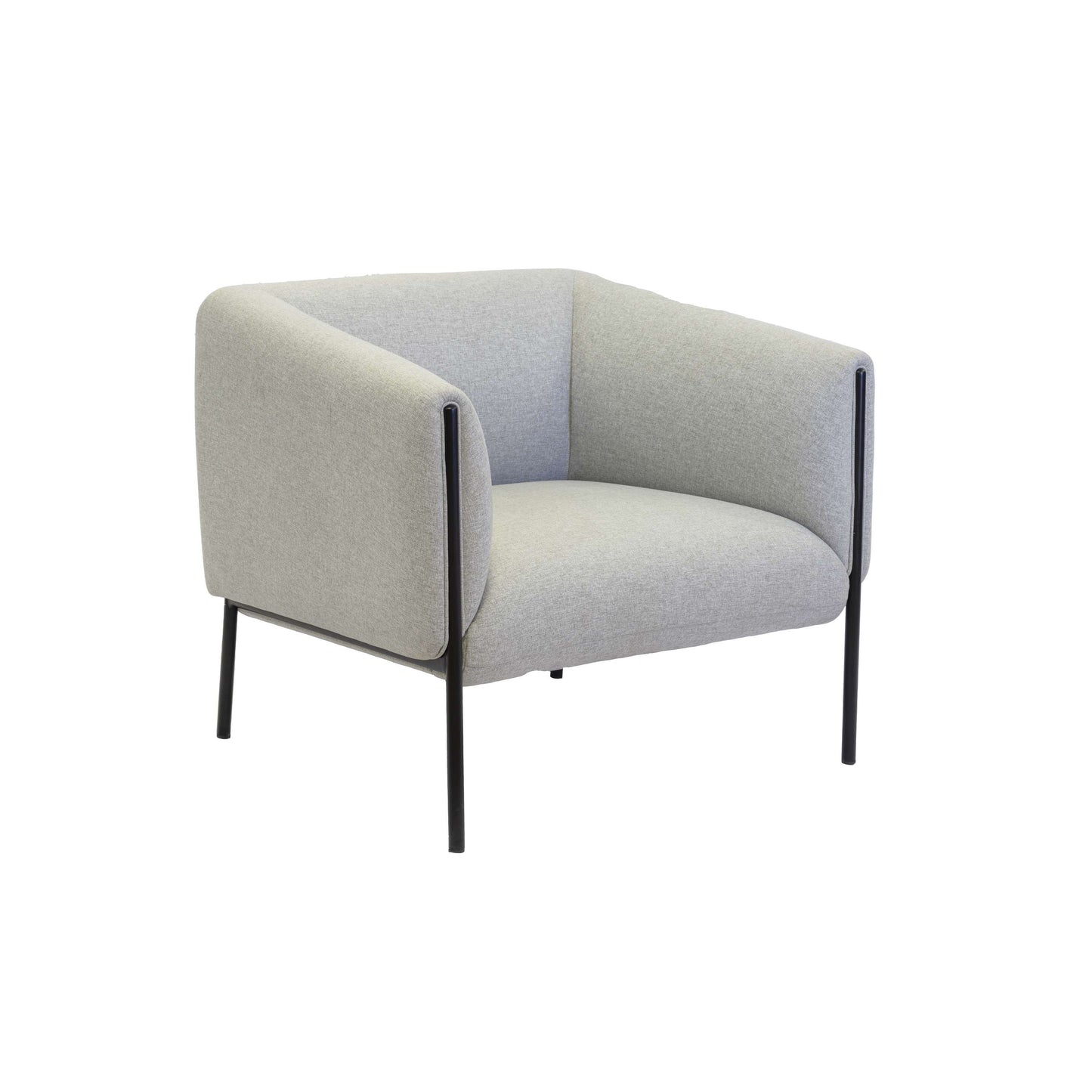 Curve Armchair | Single Seater | Grey