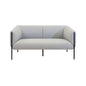 Curve Sofa | Two Seater | Grey