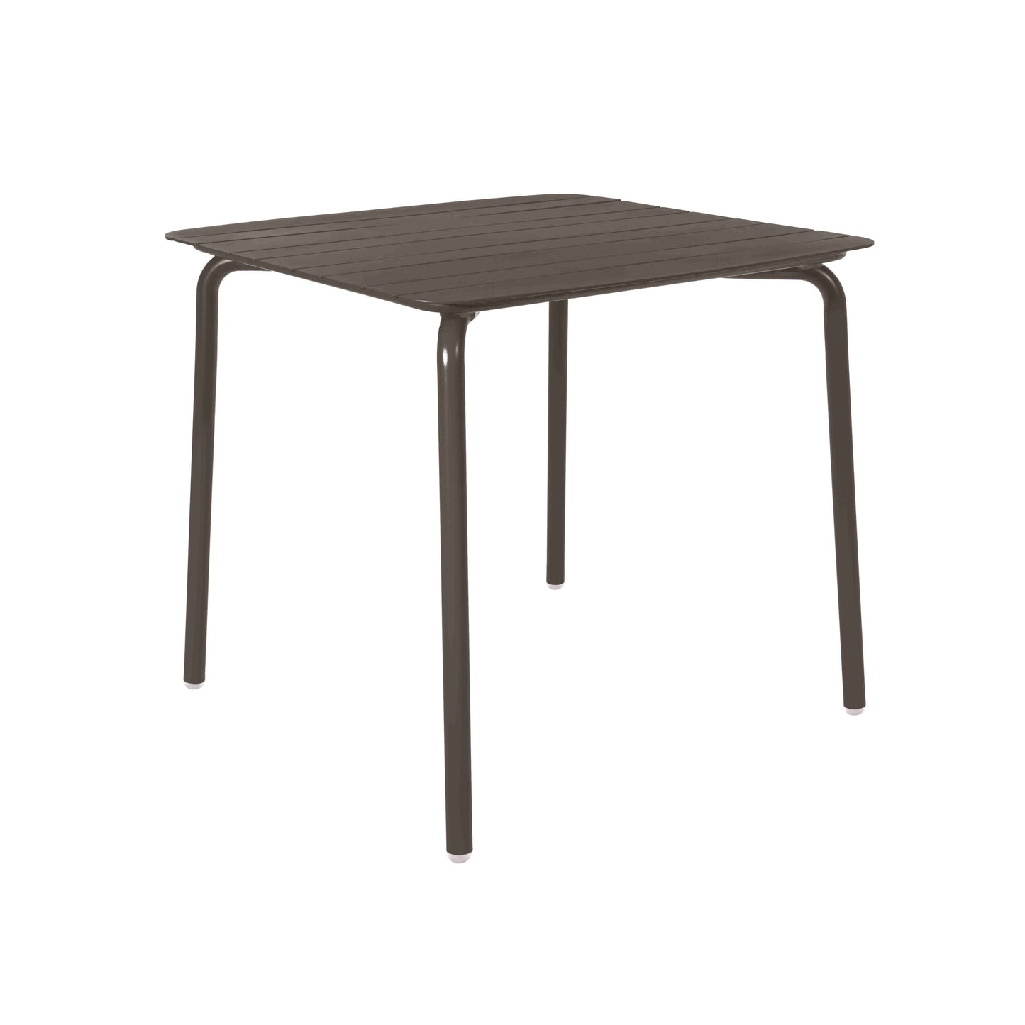 Breeze Aluminium Slatted Table | Square | Charcoal