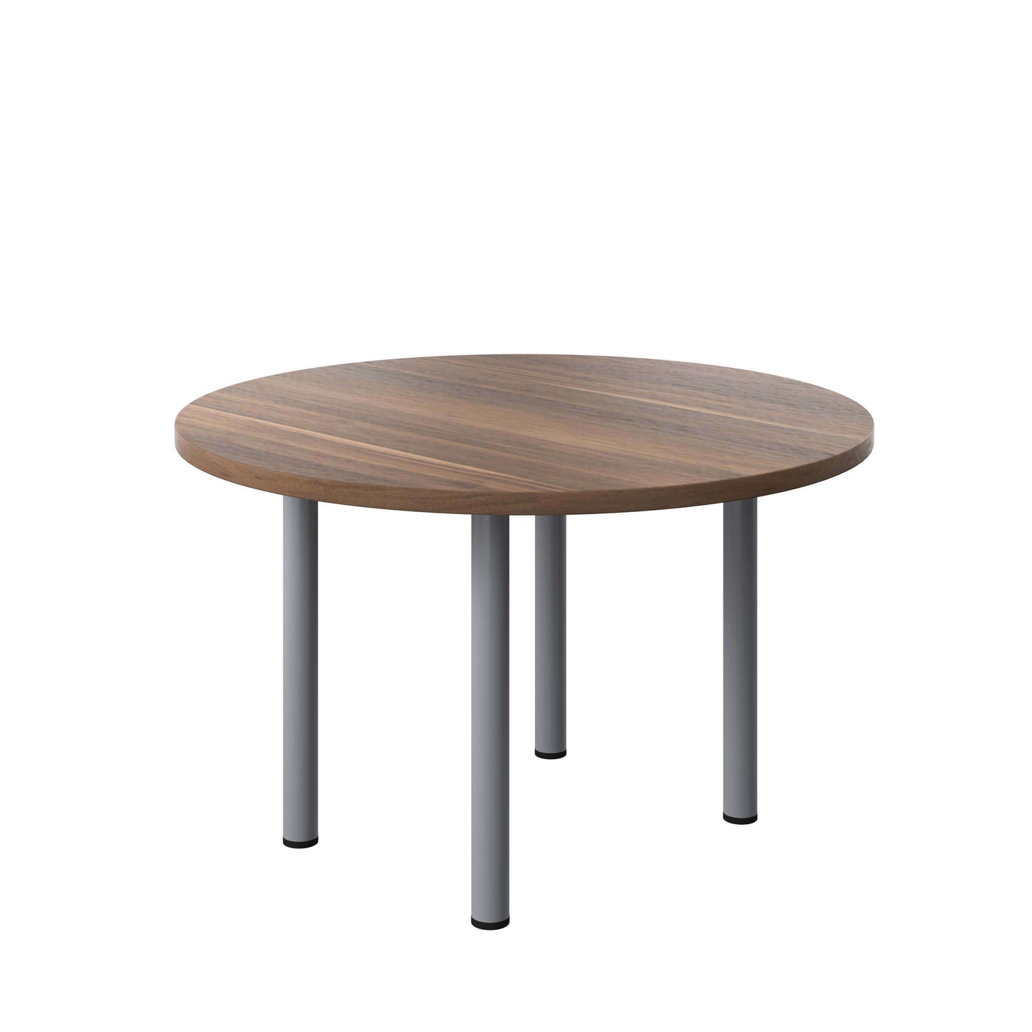 One Fraction Plus Circular Meeting Table (FSC) | 1200mm | Dark Walnut