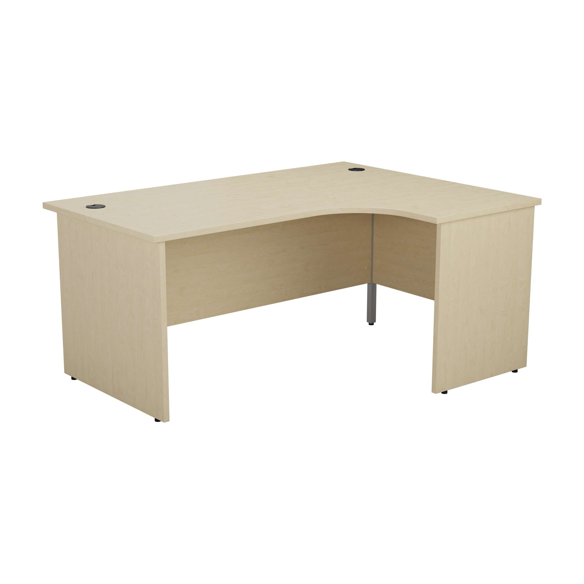 Panel Right Hand Radial Desk | 1600X1200 | Maple/Maple