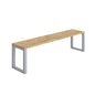 Picnic Bench (FSC) | 1600 | Natural Nebraska Oak/Silver