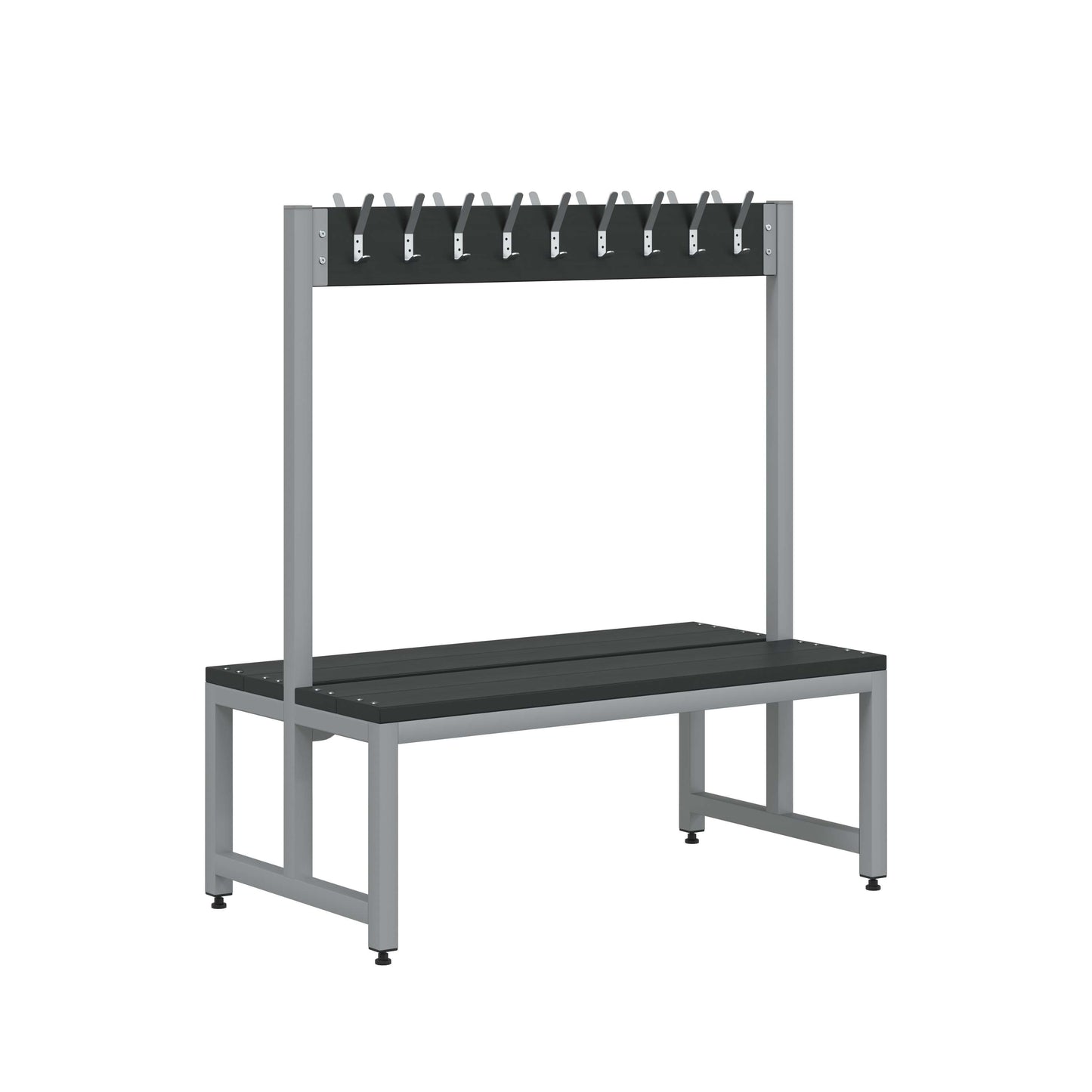 Double Sided Junior Cloakroom Bench | 18 Hooks | Unlimited