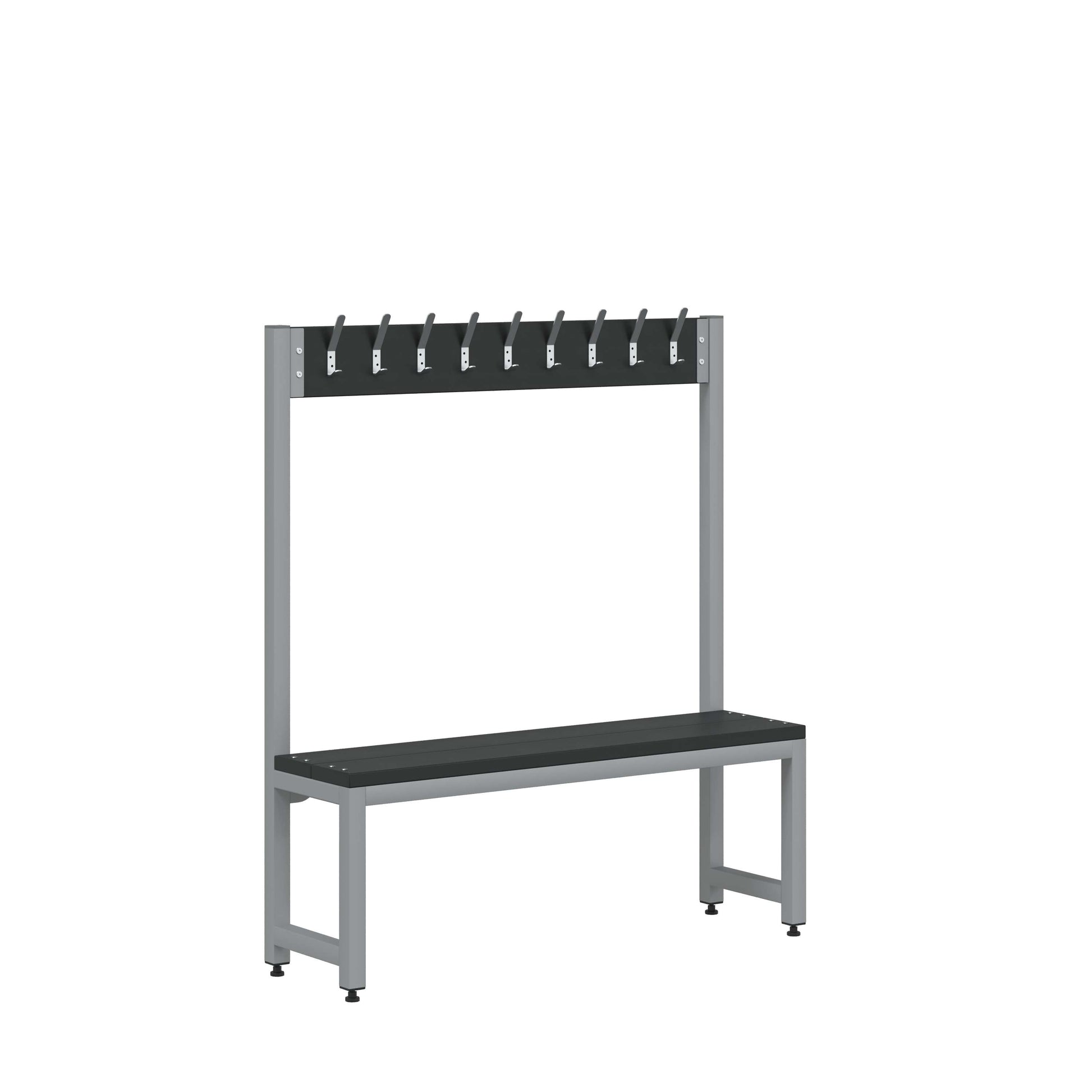 Single Sided Junior Cloakroom Bench | 9 Hooks | Unlimited