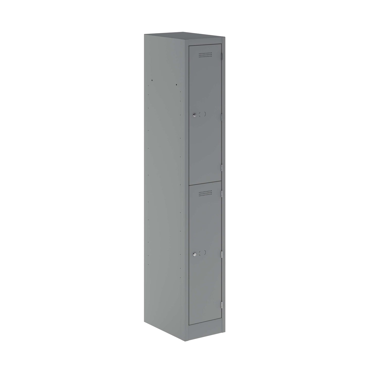 Primary 2 Door Single Locker Column | Silver