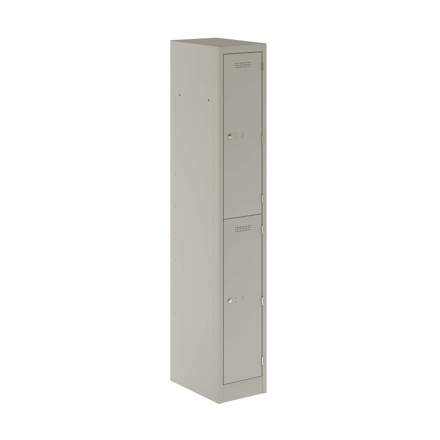 Primary 2 Door Single Locker Column | Goose Grey