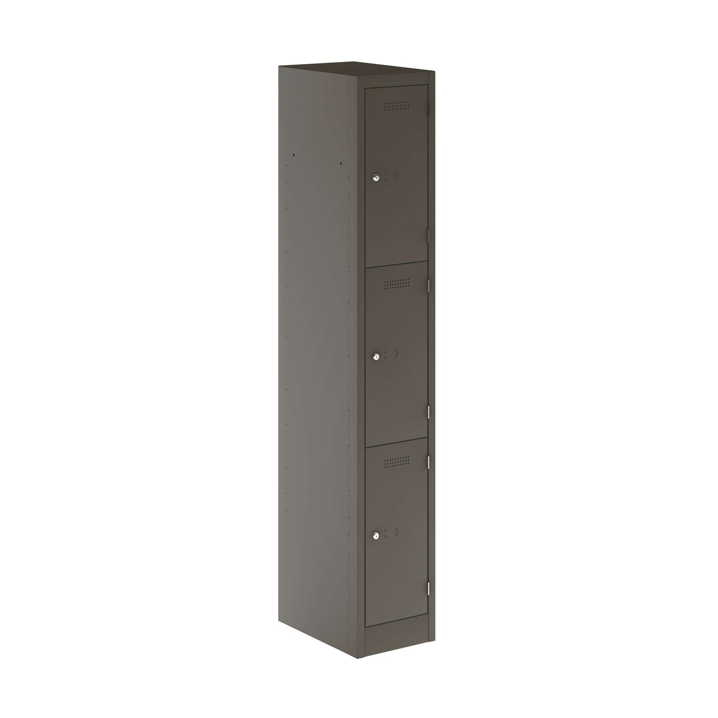 Primary 3 Door Single Locker Column | Slate