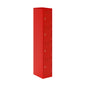 Primary 4 Door Single Locker Column | Cardinal Red