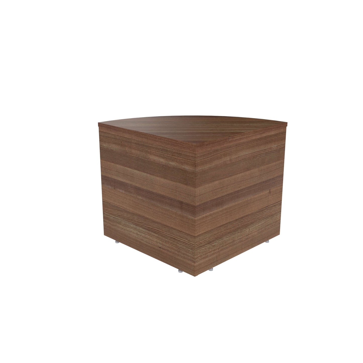 Reception Modular Corner Base Unit (FSC) | Dark Walnut