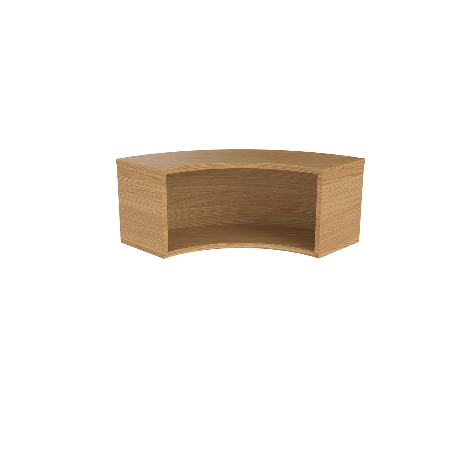 Reception Modular Corner Hutch Unit (FSC) | Nova Oak