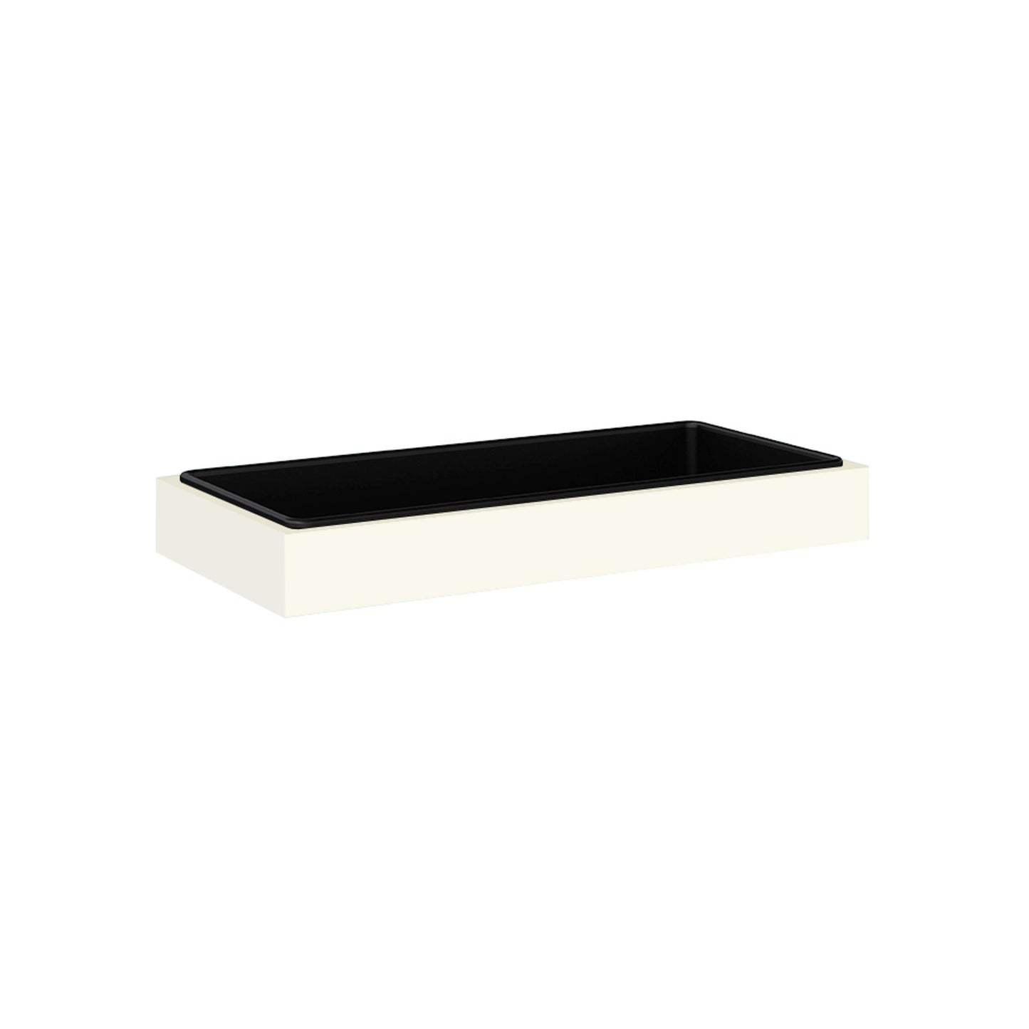 Bisley Steel Planter with Plastic Liner | 1000mm Wide | Traffic White