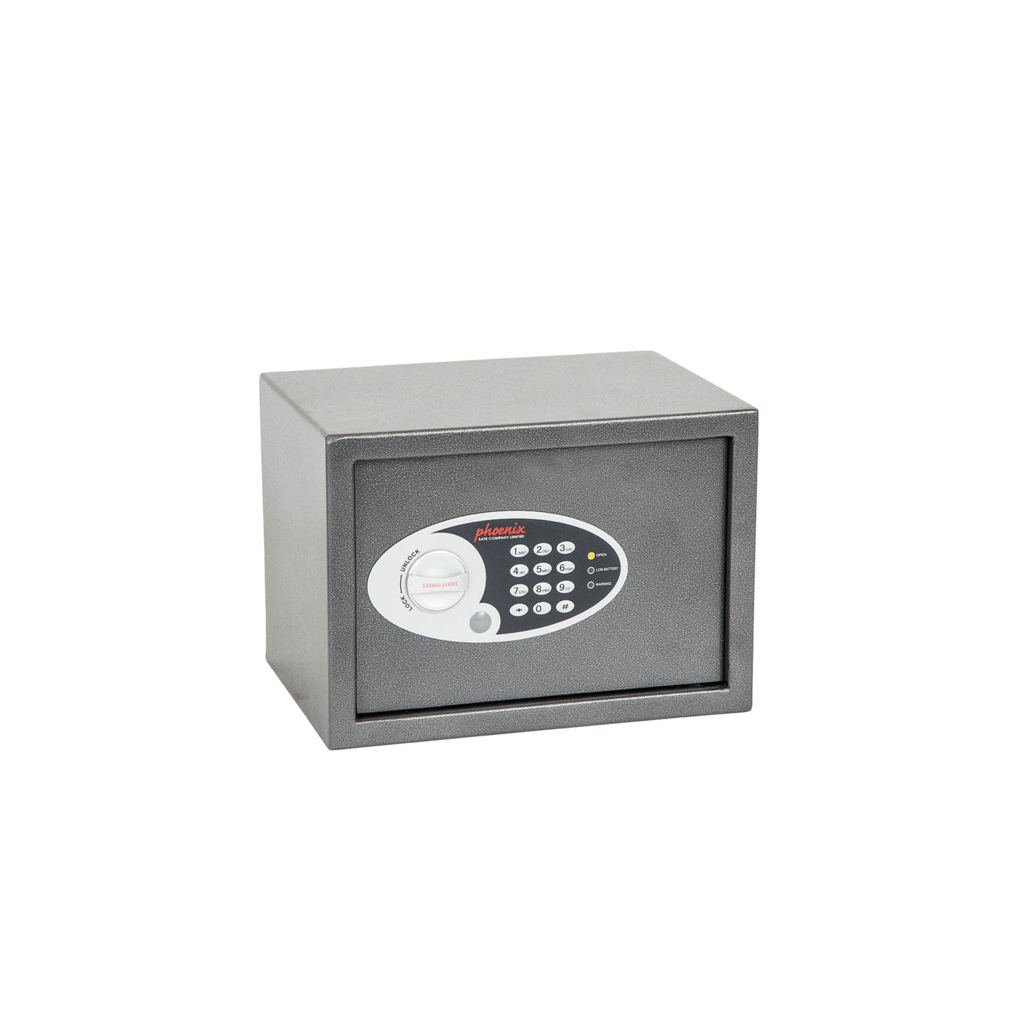 Compact SS0800E Series Steel Safe with Electronic Lock | 17 Litres | Metallic Graphite