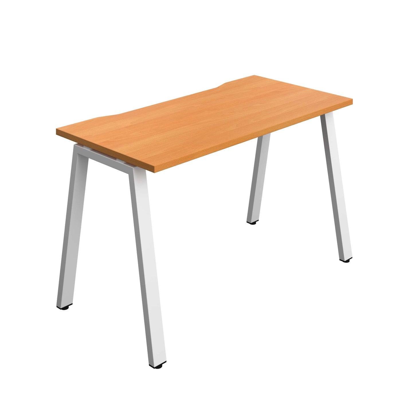 Synergy Bench with Cut Out: 1 Person (FSC) : A-Frame Leg : 1200 | 700 | Unlimited/White