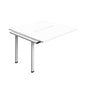 Synergy Bench Extension with Cut Out: 2 Person (FSC) : 1200 | 700 | White/White