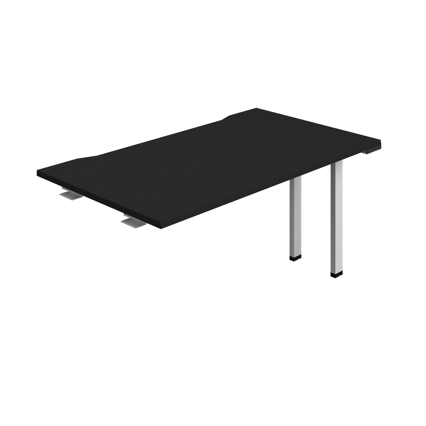 Synergy Bench Extension with Cut Out: 1 Person (FSC) : 1400 | 800 | Black/Silver