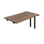 Synergy Bench Extension with Cut Out: 1 Person (FSC) : 1400 | 800 | Dark Walnut/Black