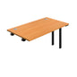 Synergy Bench Extension with Cable Ports: 1 Person (FSC) : 1400 | 800 | Beech/Black