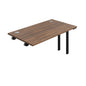 Synergy Bench Extension with Cable Ports: 1 Person (FSC) : 1400 | 800 | Dark Walnut/Black