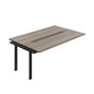 Synergy Bench Extension with Cut Out: 2 Person (FSC) : 1800 | 600 | Grey Oak/Black