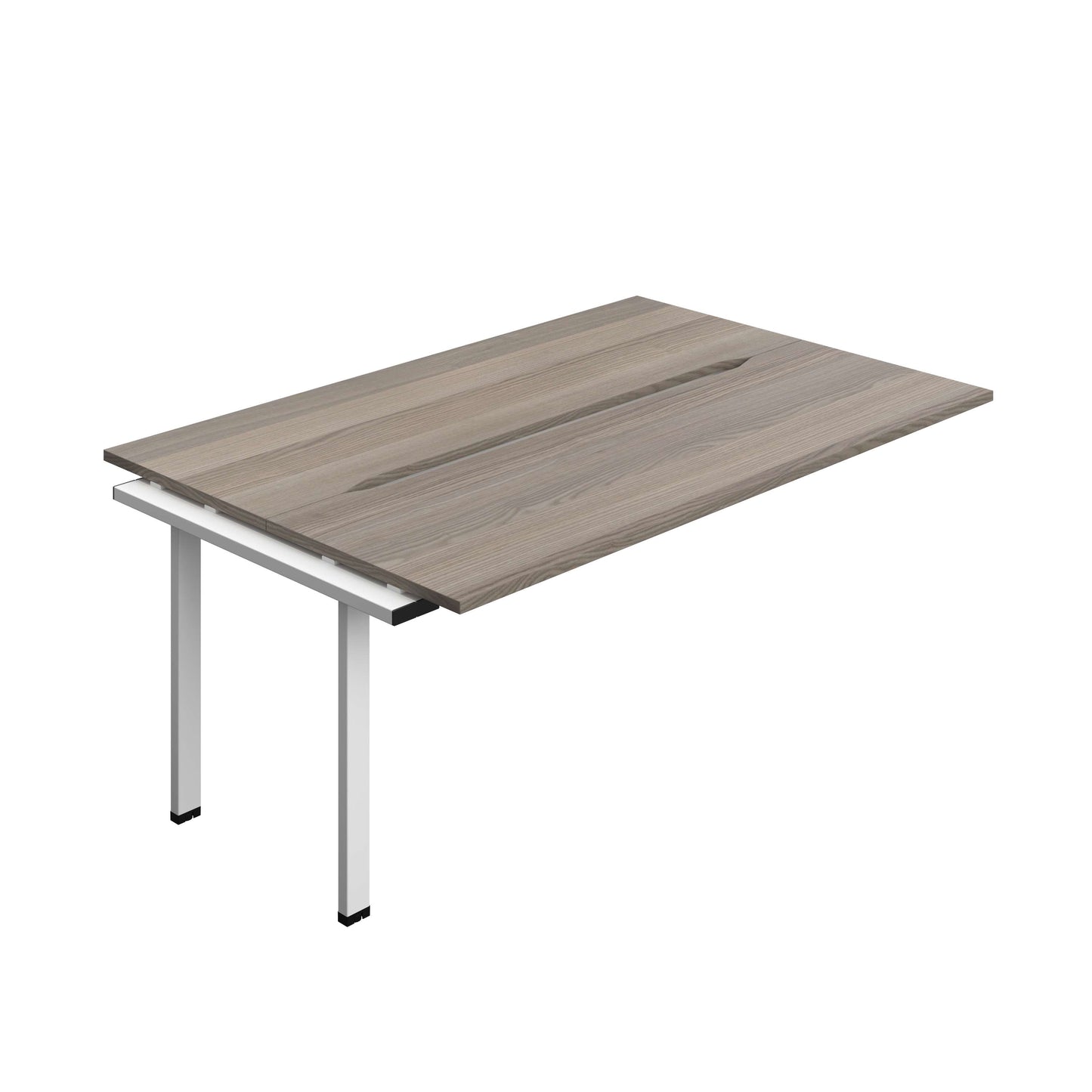 Synergy Bench Extension with Cut Out: 2 Person (FSC) : 1800 | 600 | Grey Oak/White