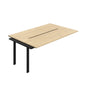 Synergy Bench Extension with Cut Out: 2 Person (FSC) : 1800 | 700 | Nova Oak/Black