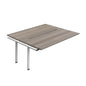 Synergy Bench Extension with Cut Out: 2 Person (FSC) : 1800 | 800 | Grey Oak/White