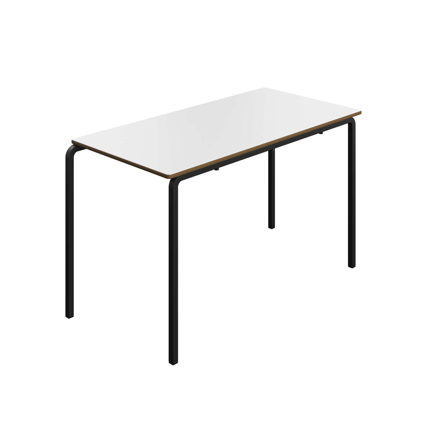 Titan Crush Bent Frame Table | 1200x600x710 |White/Black