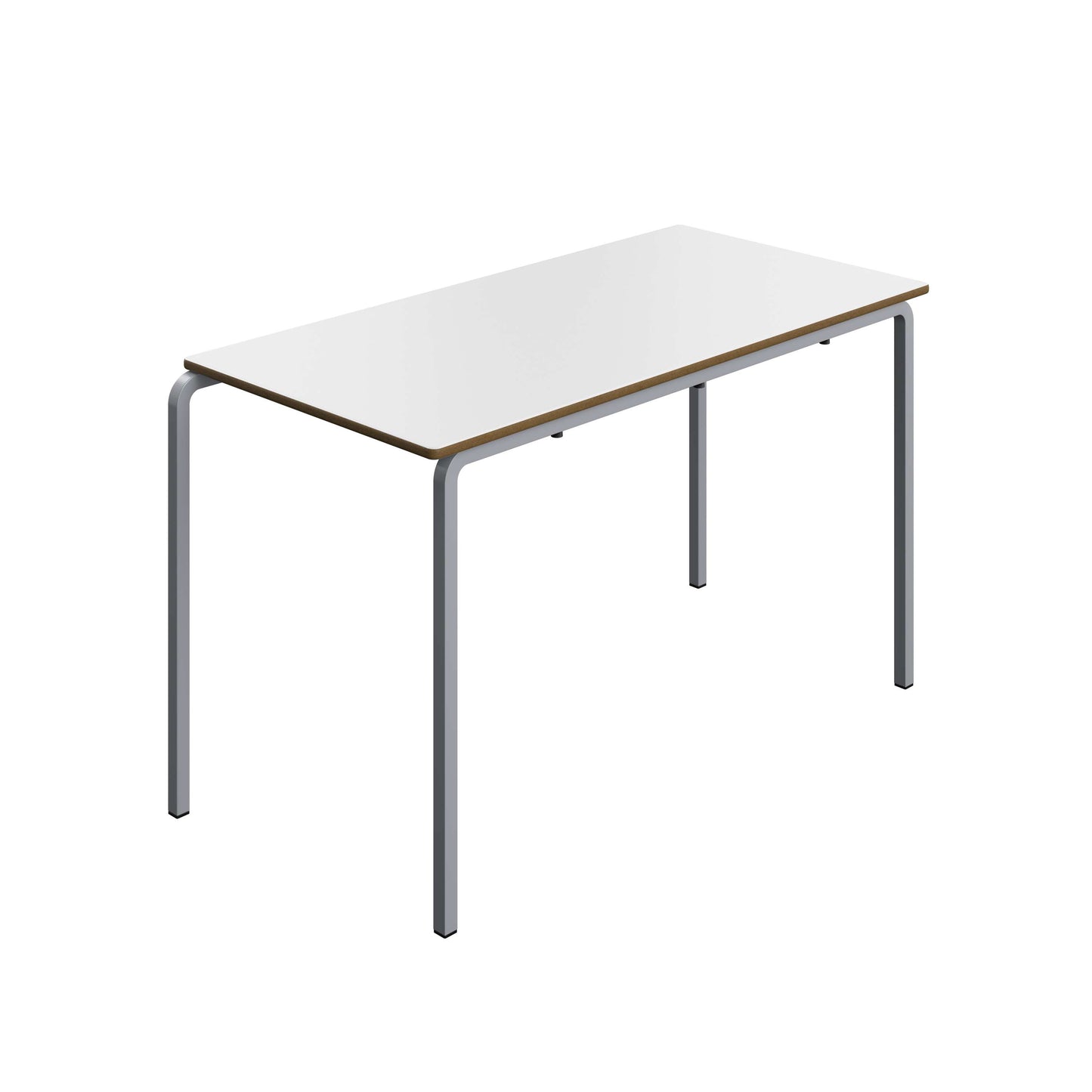 Titan Crush Bent Frame Table | 1200x600x710 |White/Grey