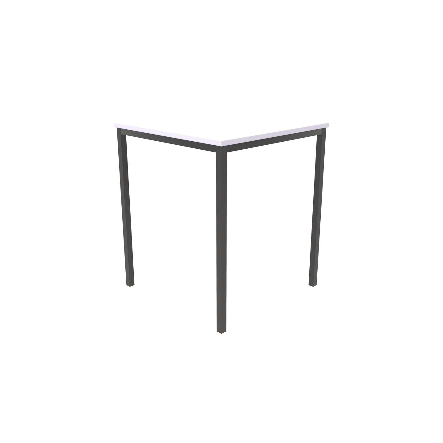 Titan Welded Frame Table | 600x600x710 | Grey/Black