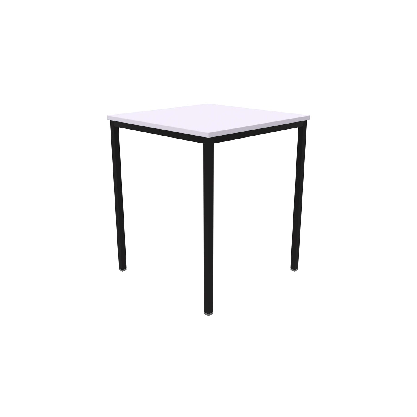 Titan Welded Frame Table | 600x600x710 | White/Black