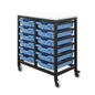 Titan Storage Unit with Tray Drawers | 12 Shallow Drawers (F1) | Unlimited