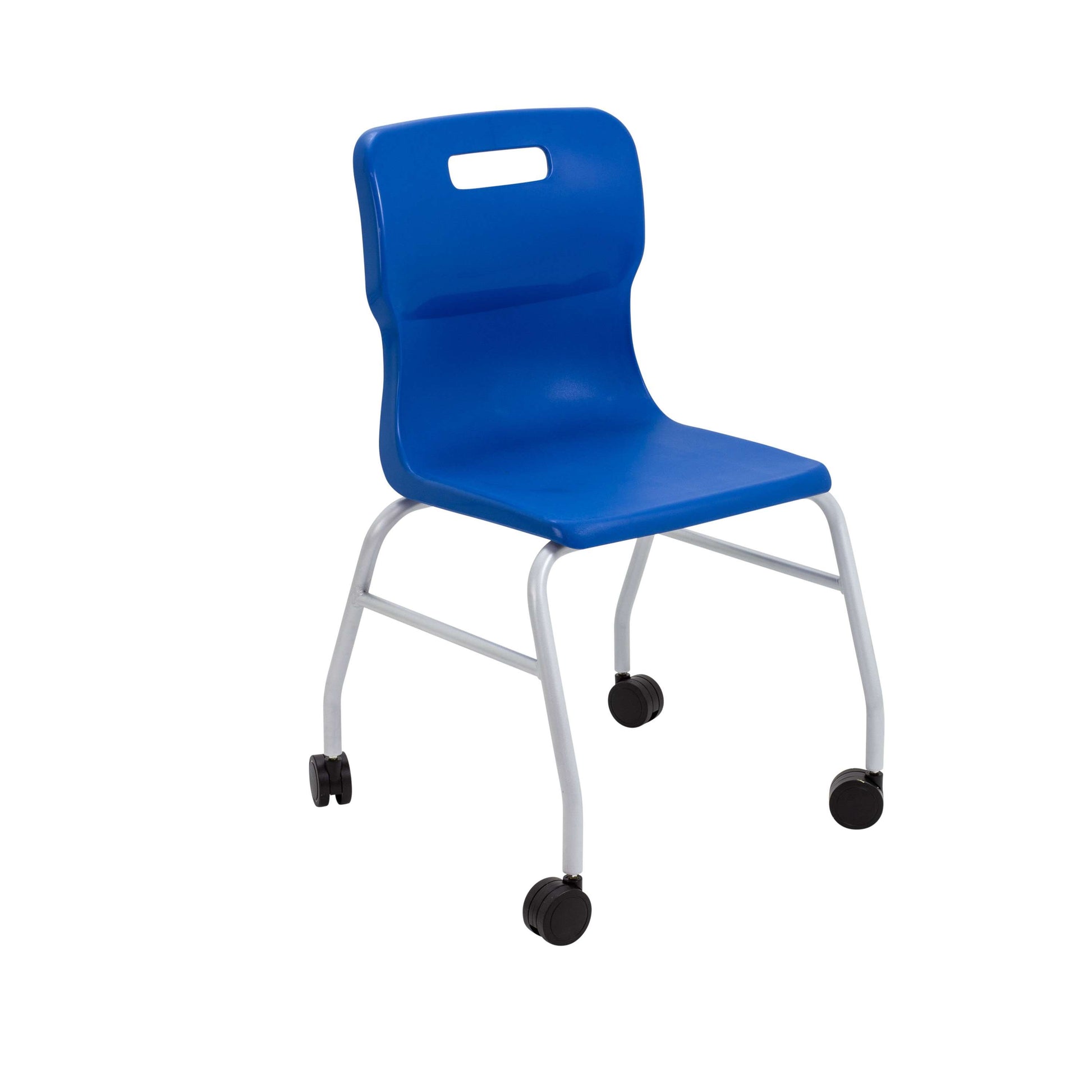 Titan Move 4 Leg Chair with Castors | Blue