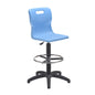 Titan Swivel Senior Chair with Chrome Base, Castors and D-Kit | Size 5-6 | Fixed D-Kit | Sky Blue/Chrome