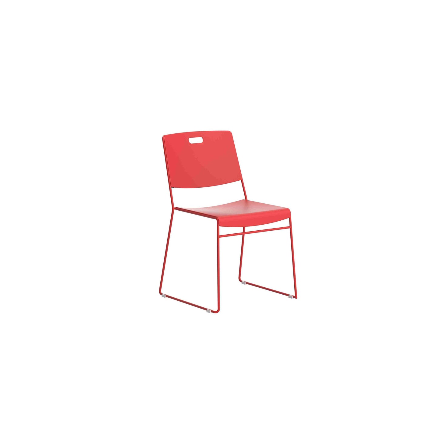 Arc High Density Stacker Chair | Coral