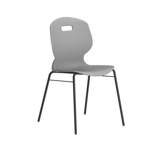 Arc 4 Leg Chair with Brace | Size 6 | Grey