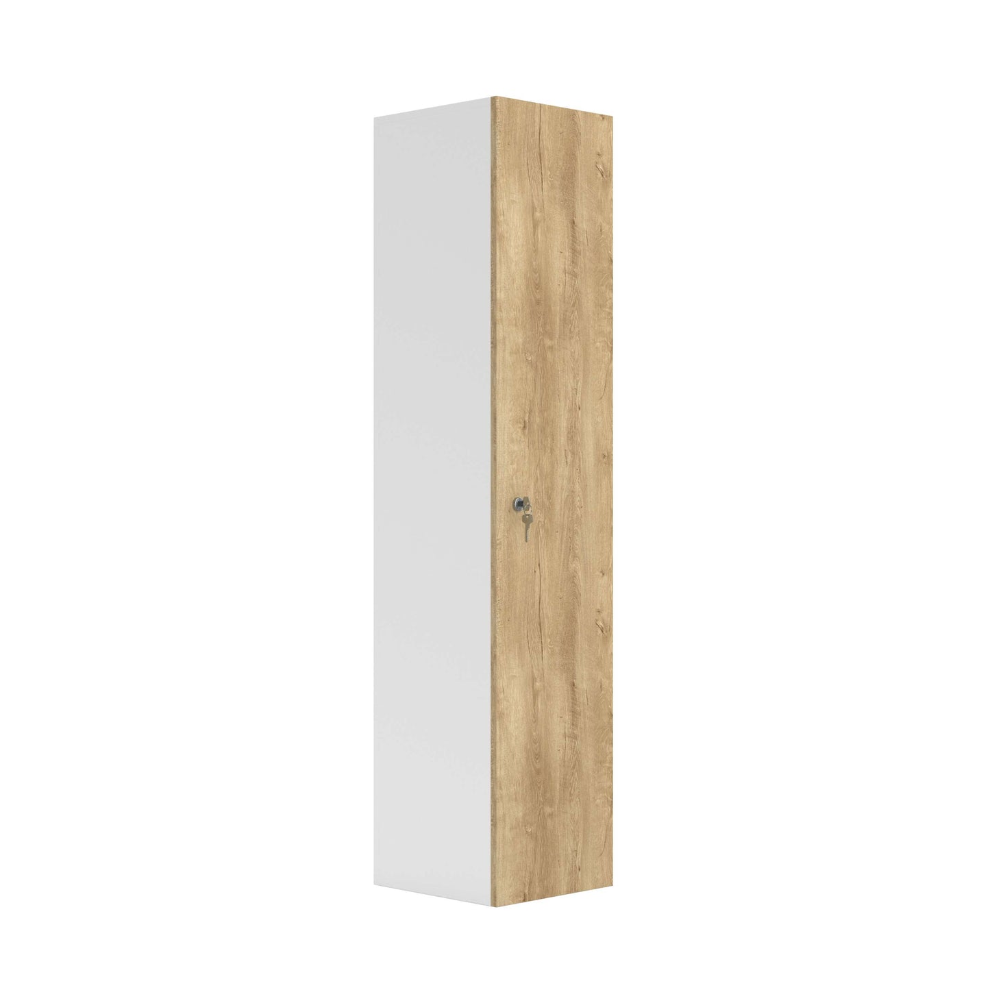 Wooden Locker (FSC) | 1 Door | Natural Nebraska Oak