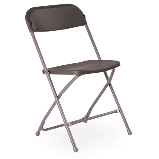 Flat Back Folding Chair | Charcoal