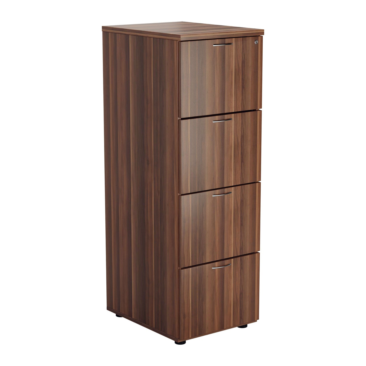 Essentials Filing Cabinet 4 Drawer (FSC) | Dark Walnut