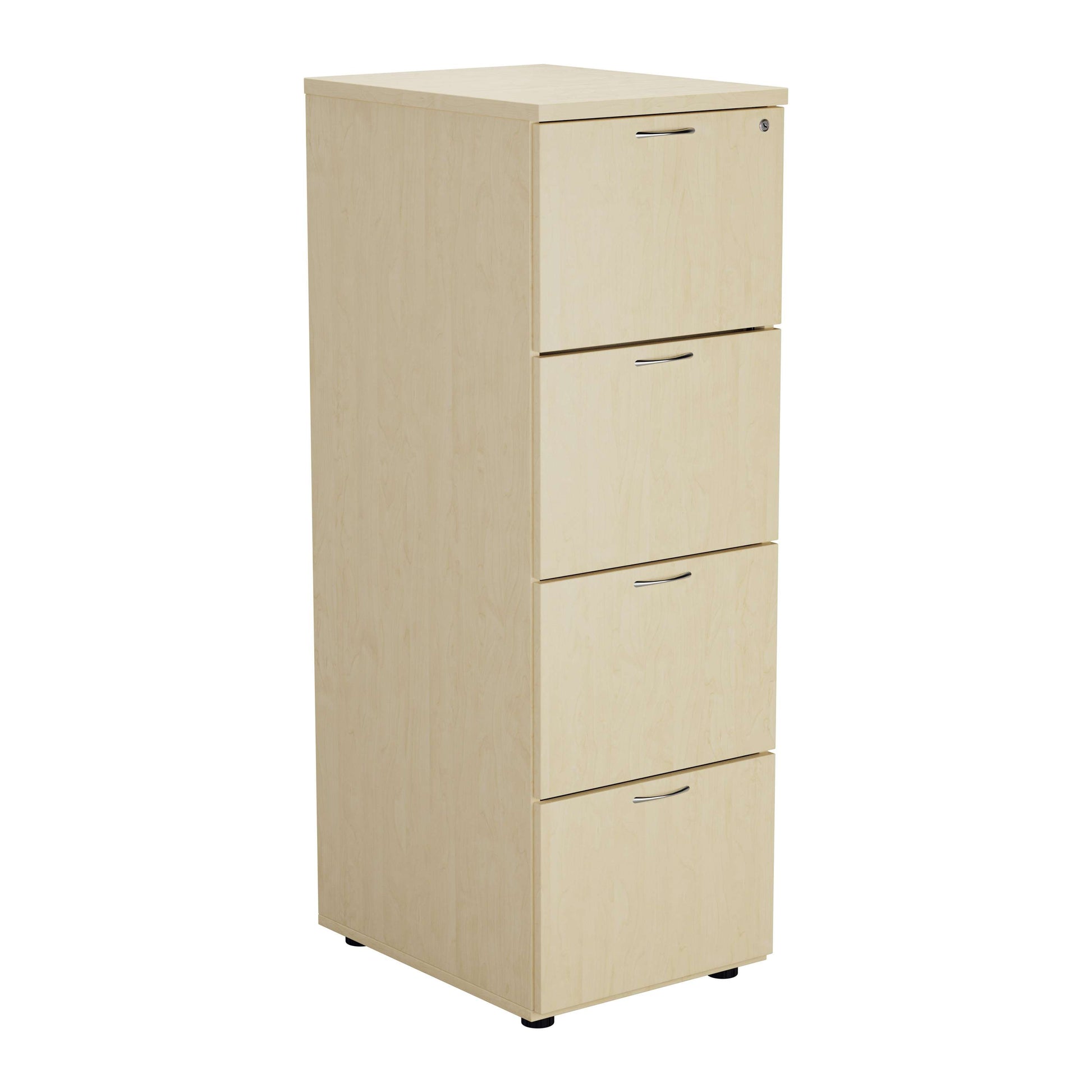 Essentials Filing Cabinet 4 Drawer (FSC) | Maple